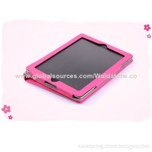 Leather Case for iPad, iPad 2/3/4 Applicable Models, Steel Embossing Pattern, Stylish Design